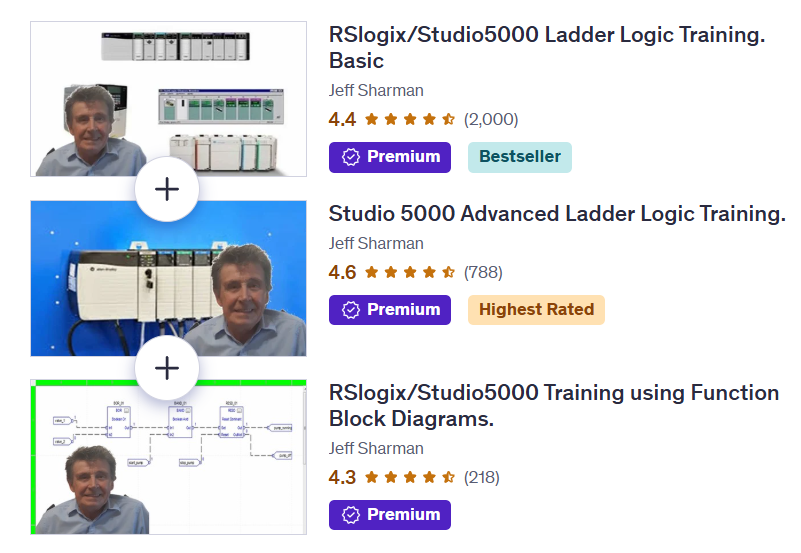 Udemy PLC and control systems training courses by Jeff Sharman